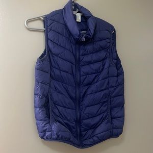 Forever 21 - Blue puffer vest - size M